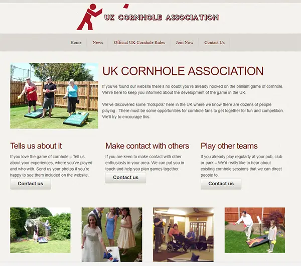 UK Cornhole Site
