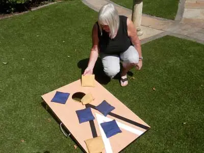 Compact Cornhole Boards 1