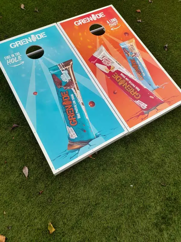 Customised Cornhole Board 1