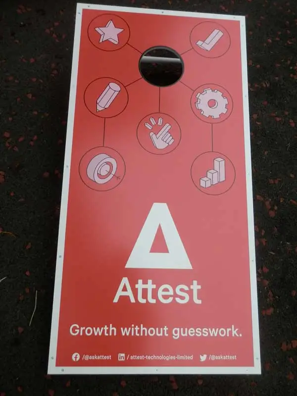 Customised Cornhole Board 4